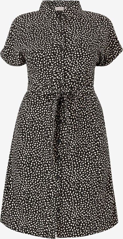 Skjortekjole carDiega SS Blk Shirt Dress Wvn - Svart