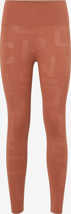 Treningstights Shine Effect Tights - Brun