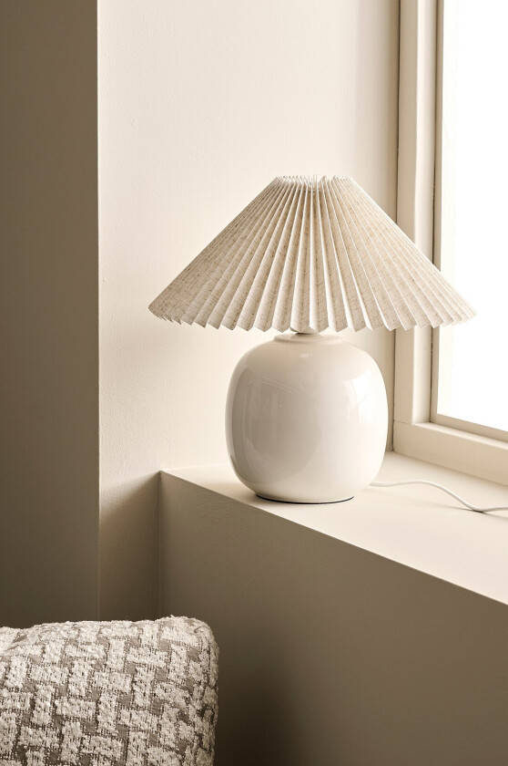 Bordlampe Chloé - Hvit
