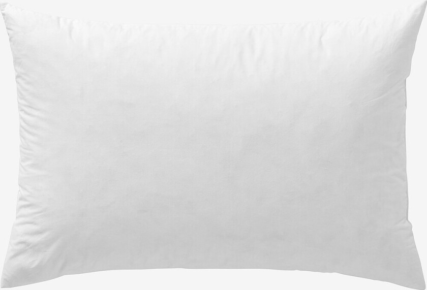 Innerpute med fjærfyll 60x40 cm - Hvit
