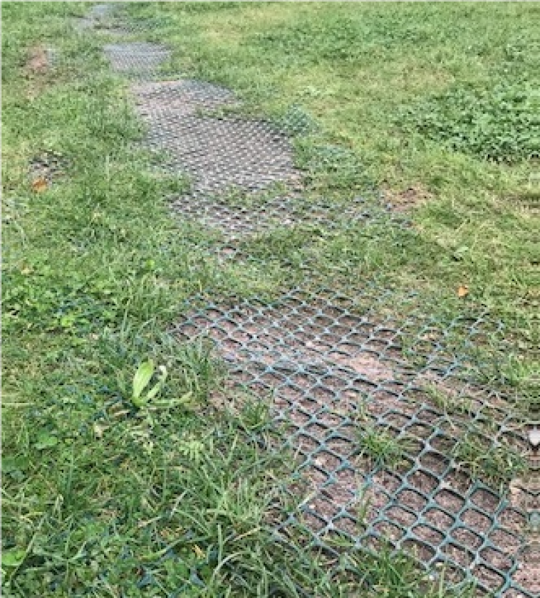 t forsterkningsnett for robotgressklippere, 0,6 x 10 m, grønt