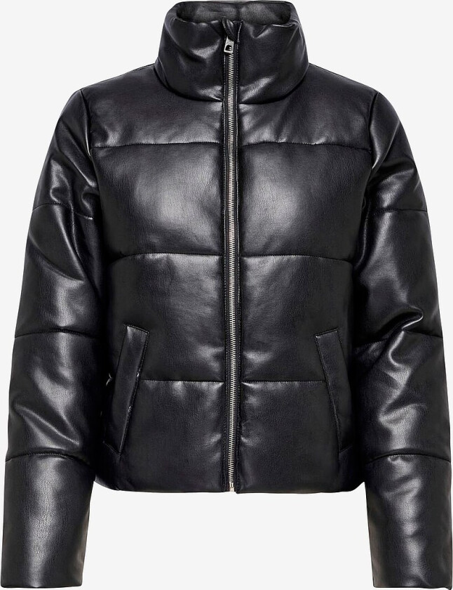 Jakke jdyTrixie Faux Leather Jacket Otw Sie - Svart
