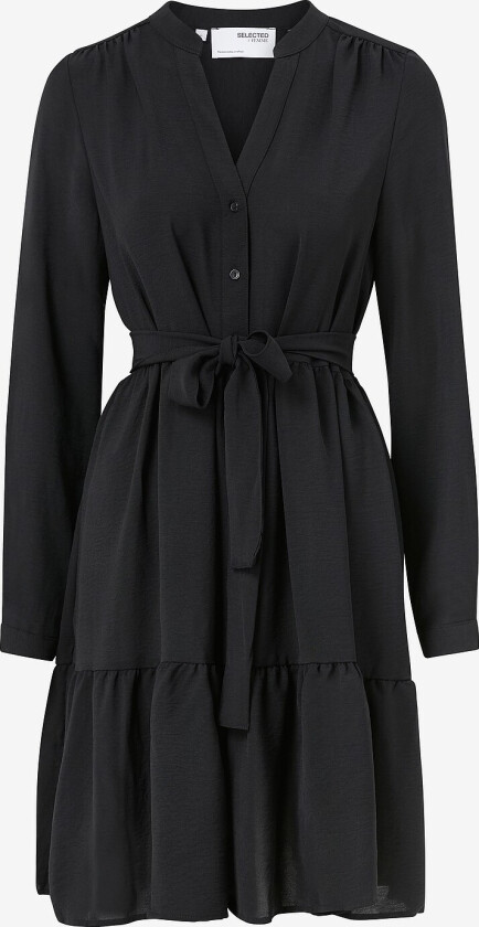 Kjole slfMivia LS Short Dress - Svart