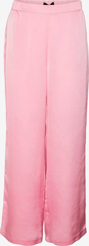 Bukser vmRie Oli HW Wide Pants Wvn - Rosa