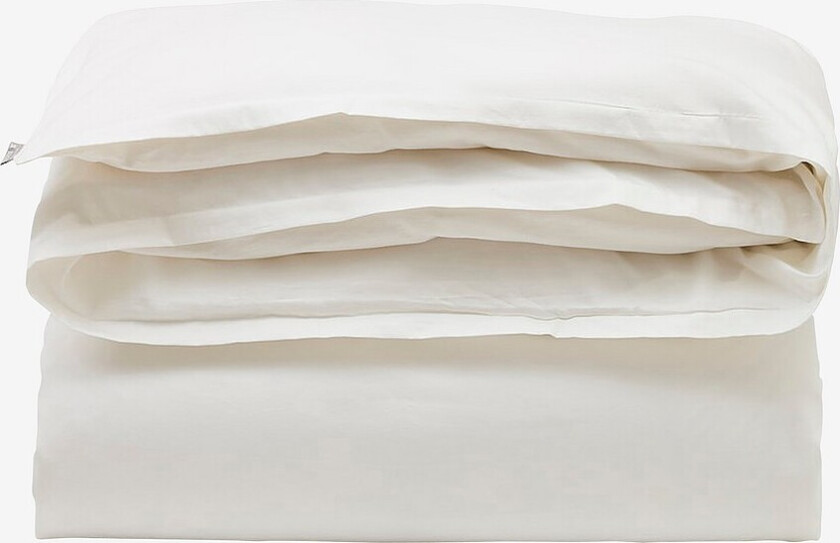 Bilde av Dynetrekk Hotel Cotton/Mulberry Silk Sateen Duvet Cover - Hvit