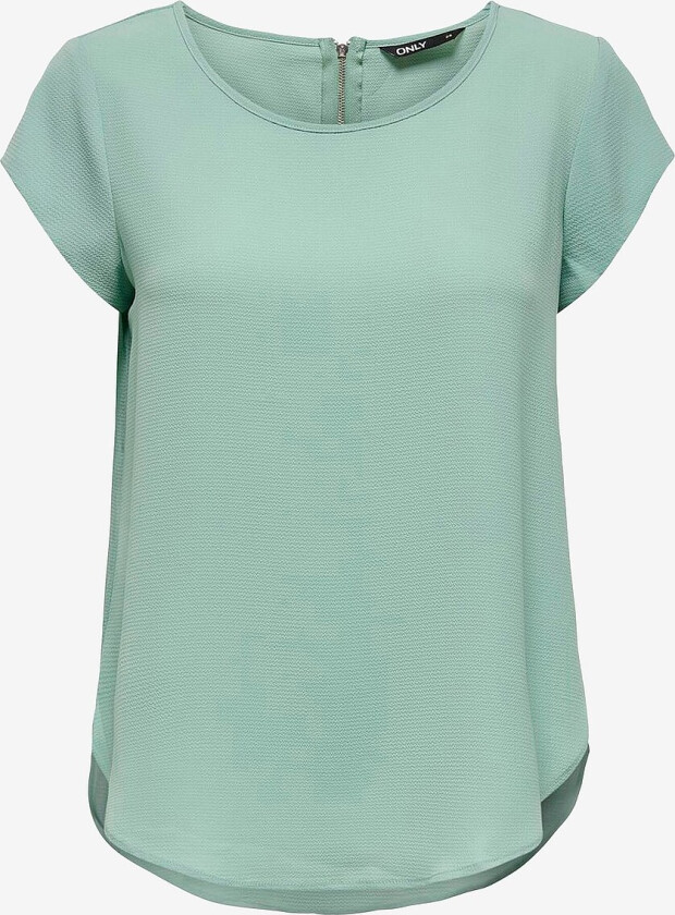 Topp onlVic S/S Solid Top - Grønn