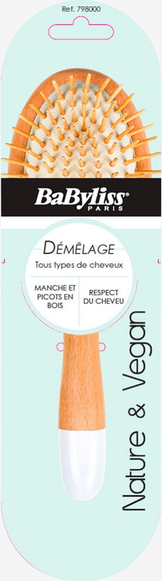 Paddelbørste tre/hvit stor