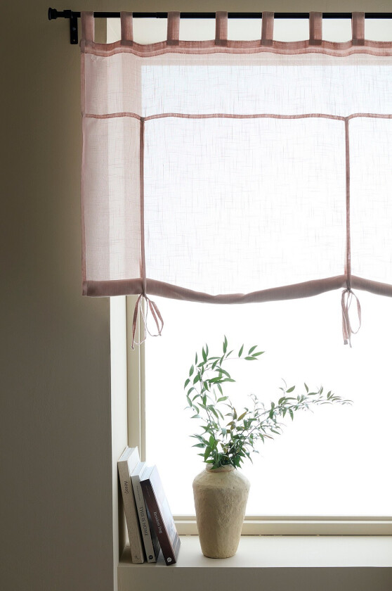 Roll up-gardin Lara - Rosa