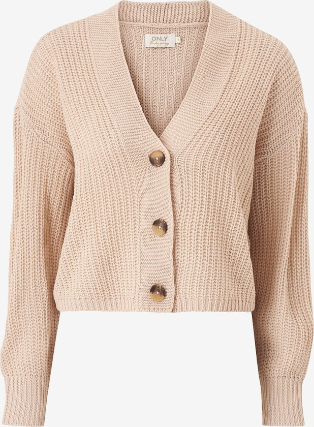 Kardigan onlCarolspring L/S Cardigan Knt - Beige