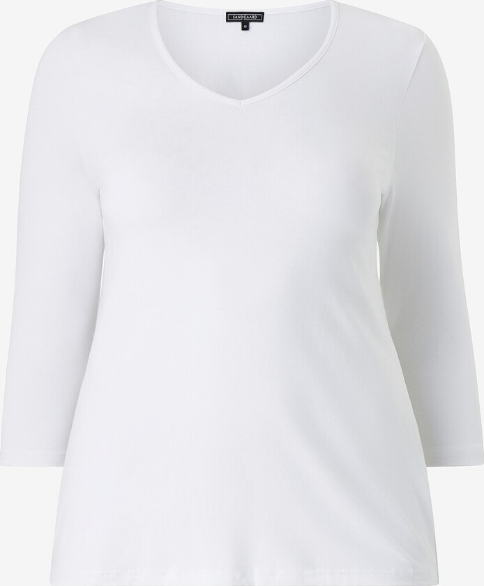 Topp Amsterdam T-Shirt 3/4 - Hvit