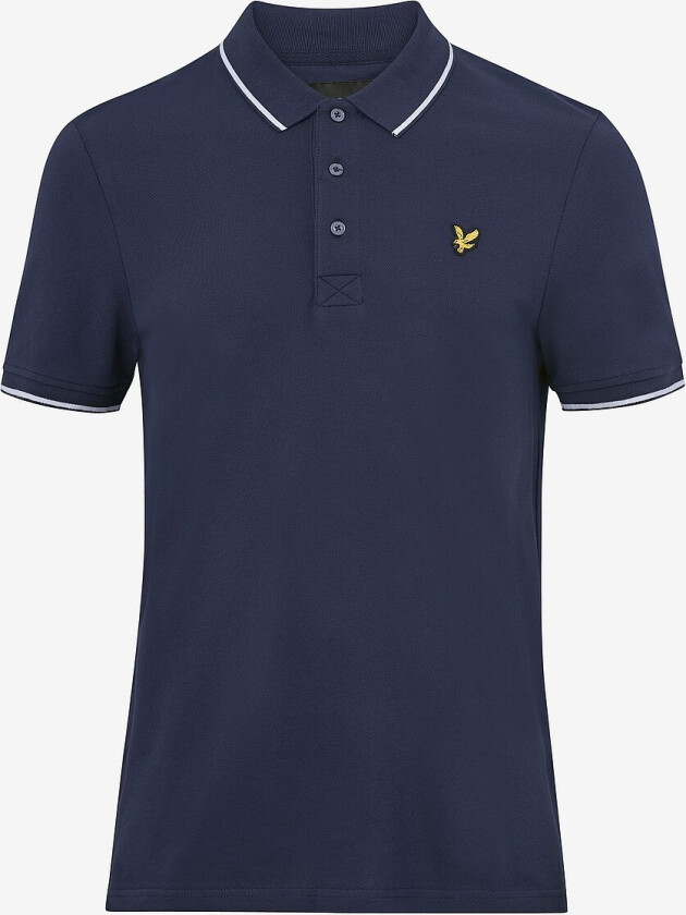 Piké Tipped Polo Shirt - Blå