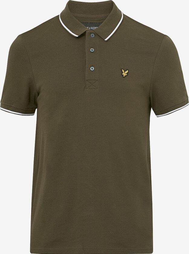 Piké Tipped Polo Shirt - Grønn