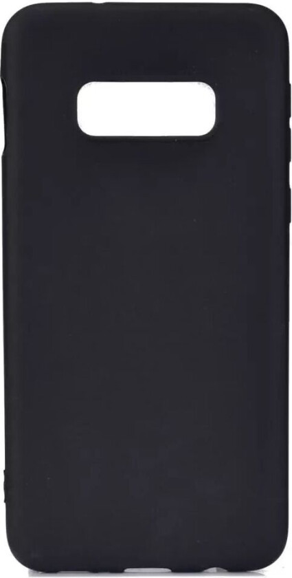 Samsung Galaxy S10e Mat Silikondeksel - Svart