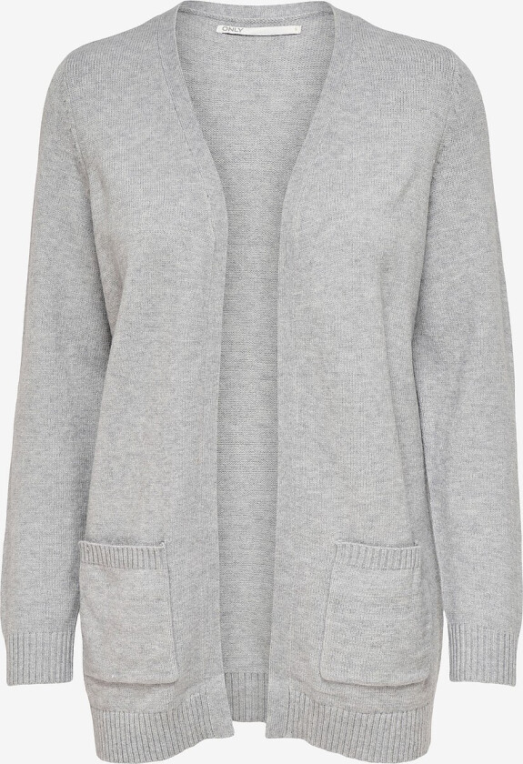 Cardigan onlLesly L/S Open Cardigan Knt - Grå