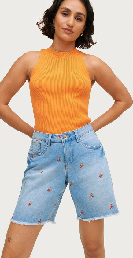 Jeans-shorts crLeona Shorts Coco Fit - Blå