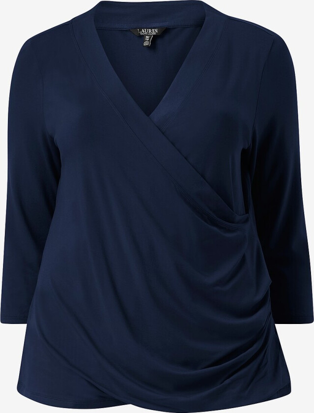 Topp Rayon Jrsy 3/4 - Blå