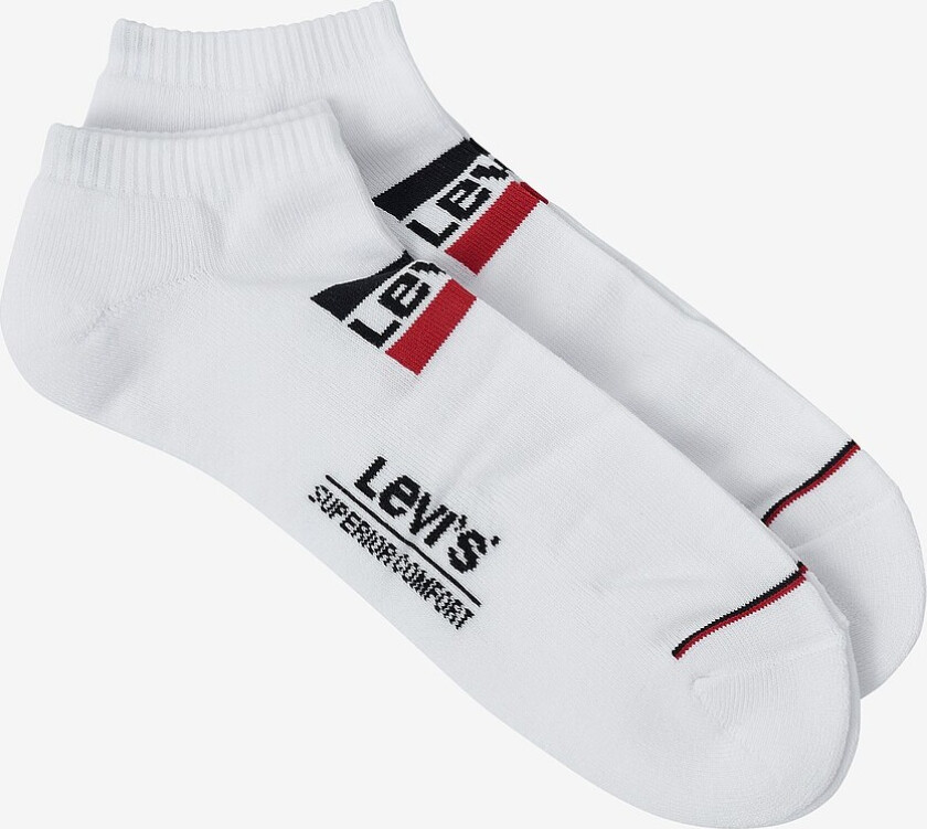 Ankelsokker Low Cut Sprtwr Logo 2-pakning - Hvit