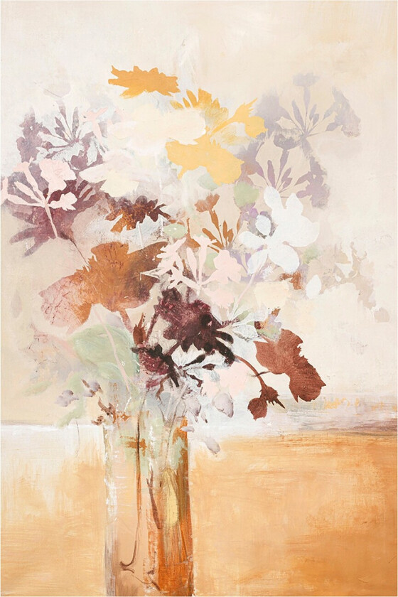 Poster Pastel Flower 1 - Orange