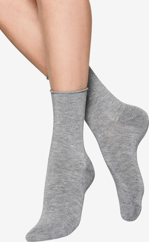 Sokk Bamboo Comfort Top Socks - Grå