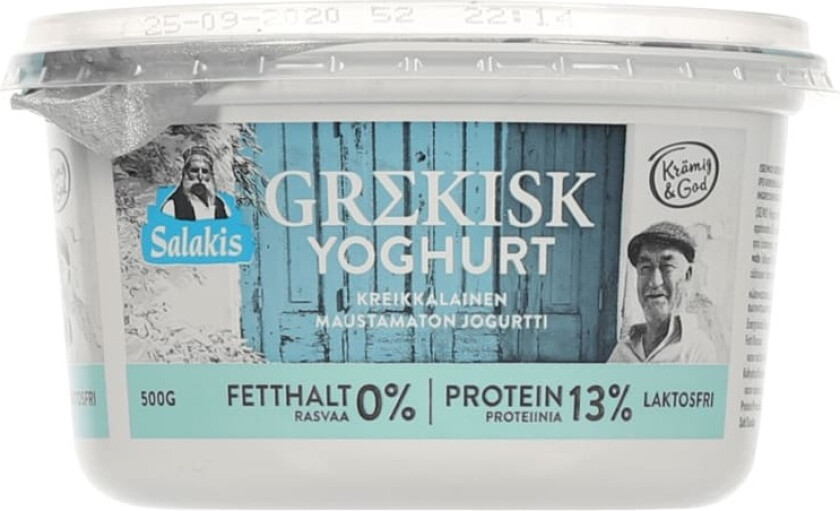 Yoghurt Grekisk 0% 500g