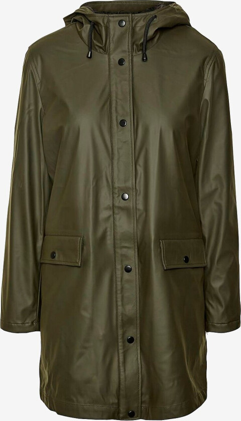Regnjakke vmAsta 3/4 Teddy Coated Jacket Noos - Grå