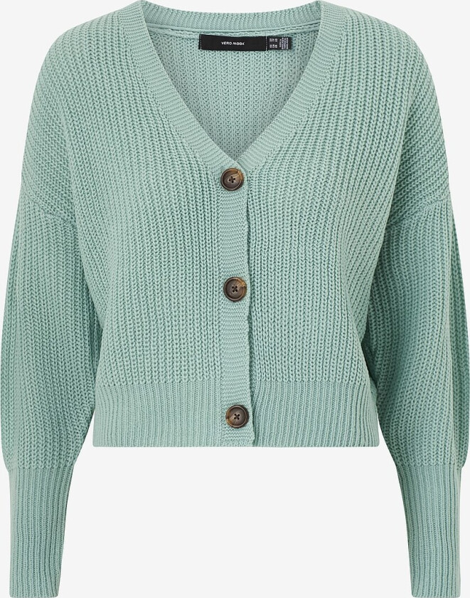 Kardigan vmLea LS V-neck Cuff Cardigan - Grå