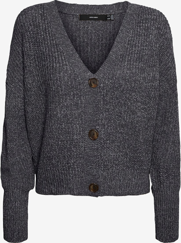 Kardigan vmLea LS V-neck Cuff Cardigan - Svart