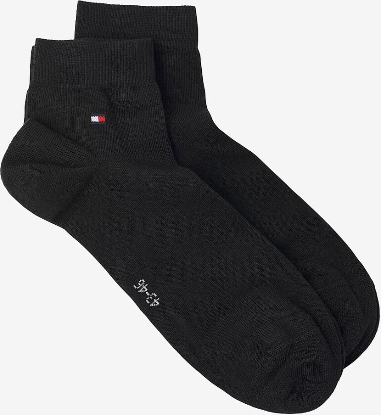 2-pk sokker TH men Quarter 2P - Svart