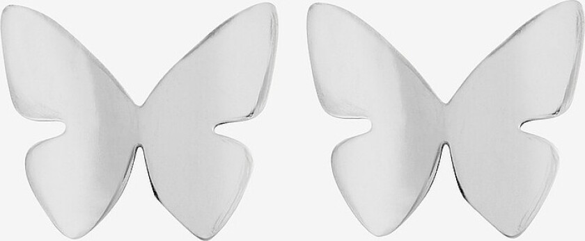 Øredobber Papillon Studs Steel - Sølv