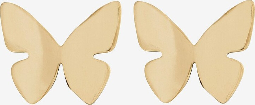 Øredobber Papillon Studs Gold - Gull