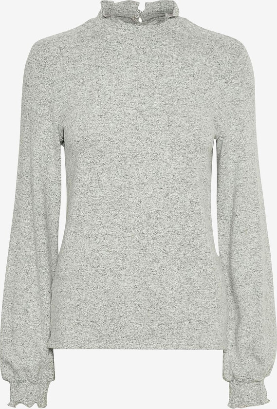 Topp vmTammi L/S Frill Top - Grå