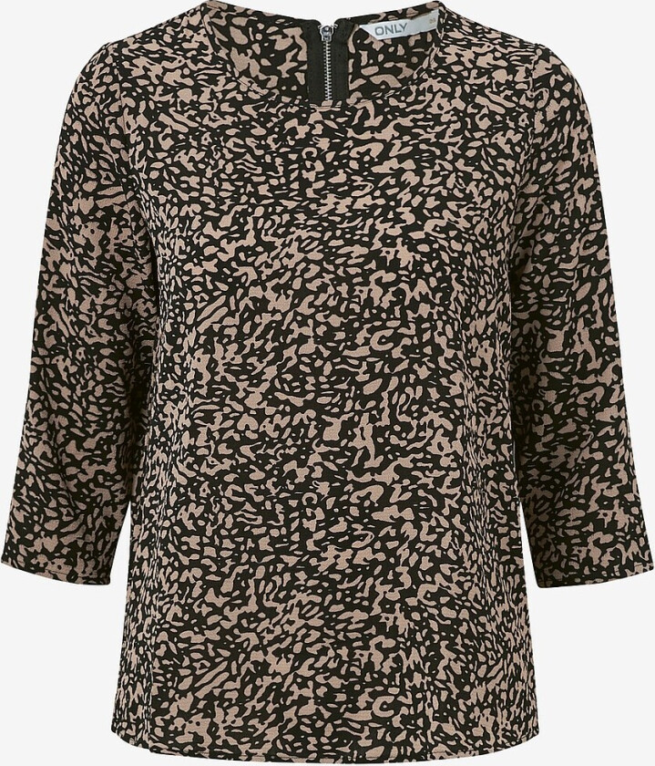 onlNova Lux 3/4 Sleeve Top - Svart
