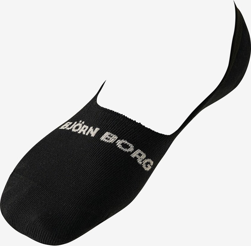 2-Pk Sock Solid 2P - Svart