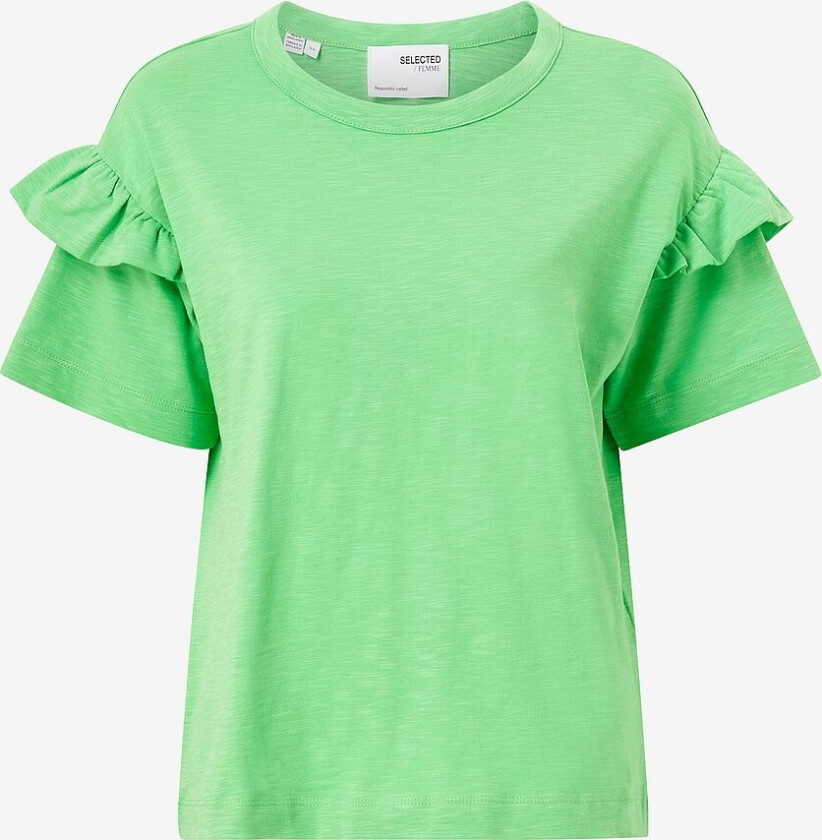 Topp slfRylie SS Florence Tee - Grønn