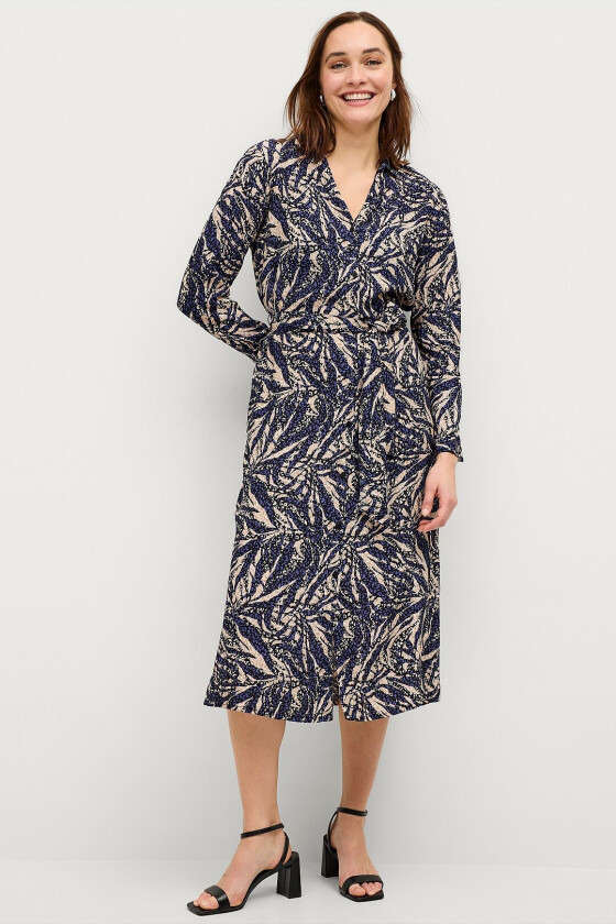 Skjortekjole BlancaSZ LS Dress - Svart