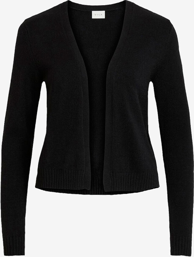 Cardigan viRil Short L/S Knit Cardigan - Svart