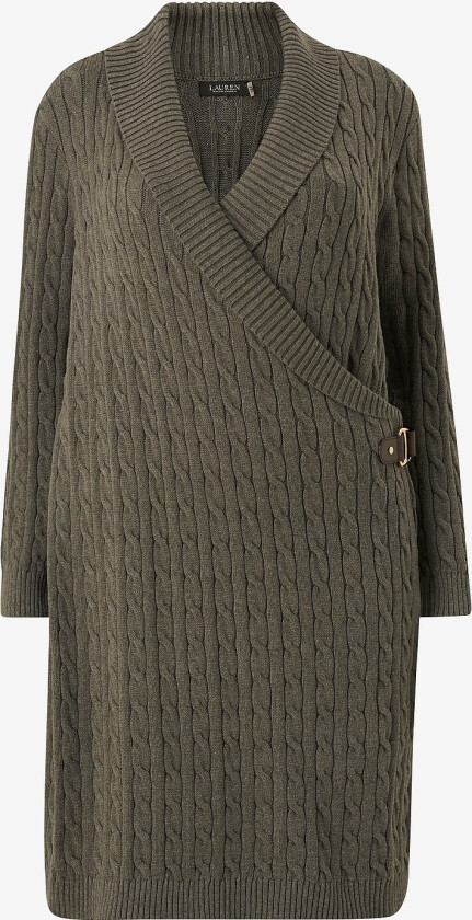 Strikketkjole Madaska Long Sleeve Casual Dress - Grå