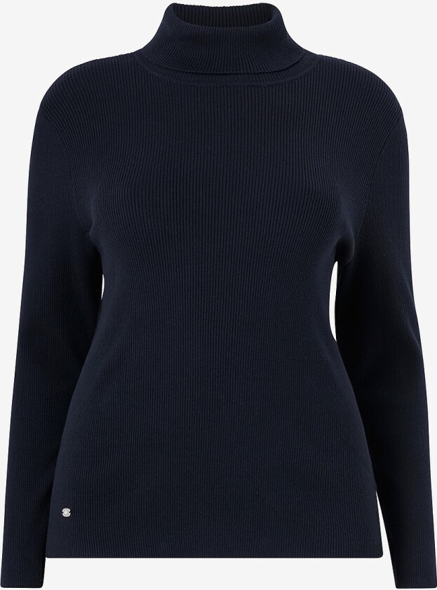 Polohals Amanda Long Sleeve Sweater - Blå