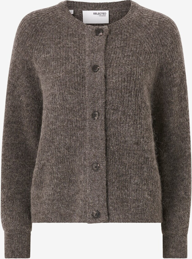 Cardigan slfLulu LS Knit Short - Brun