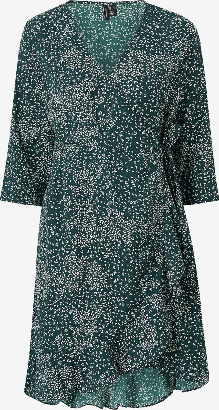 Omslagskjole vmHenna 3/4 Wrap Dress - Grønn
