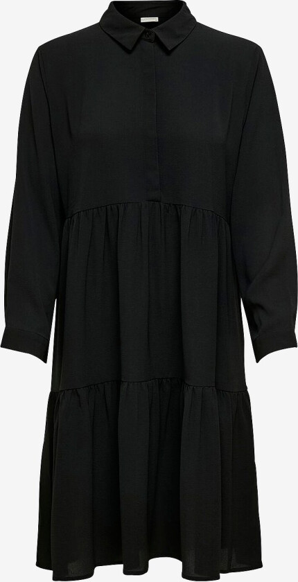 Kjole jdyPiper L/S Shirt Dress Wvn - Svart