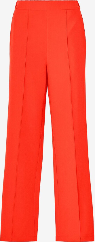 Bukser pcBossy HW Wide Pants - Rød