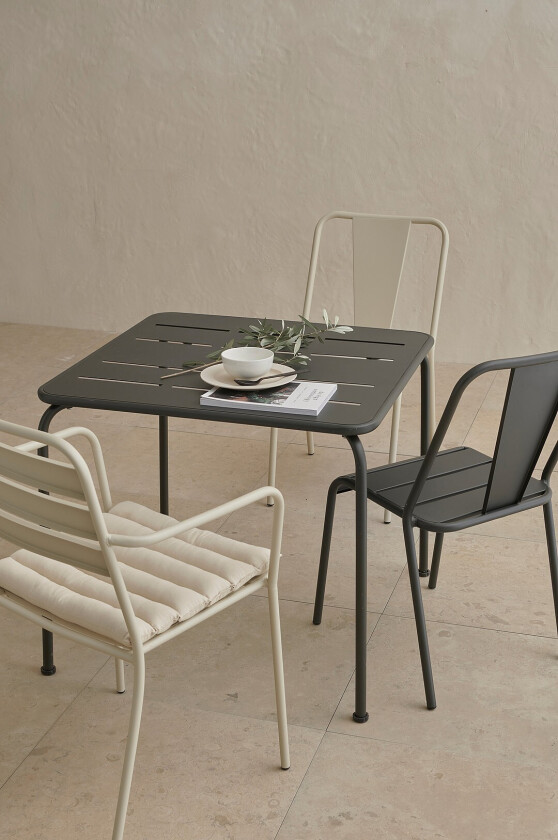 Bord Molini 80x80 cm - Grå