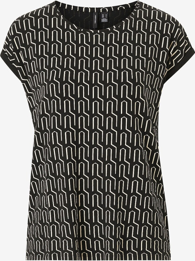 Topp vmAva Plain SS Top - Svart