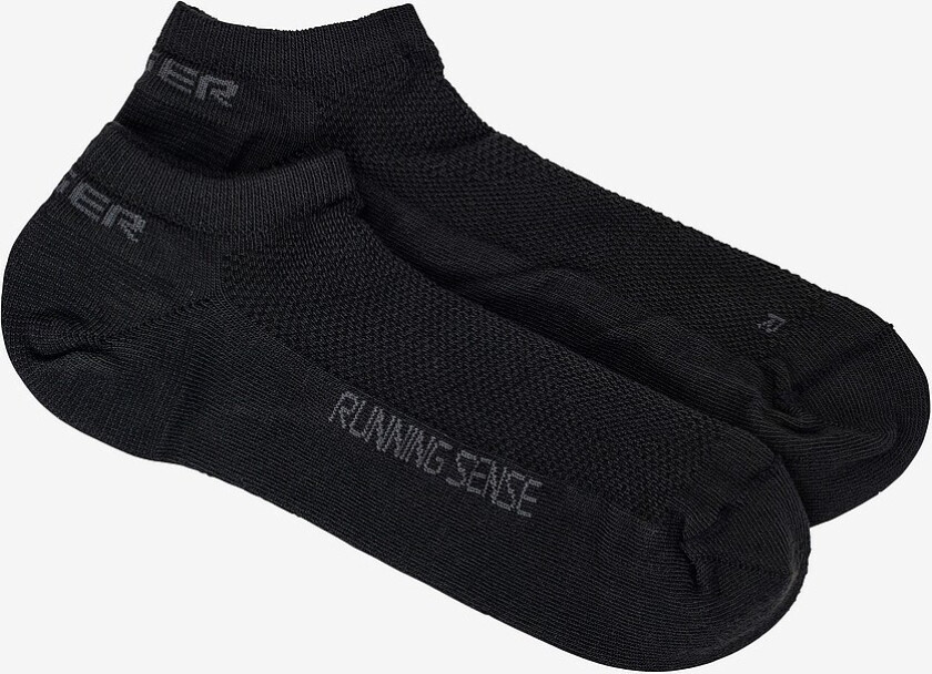 Løpesokker Running Thin No Show - Svart