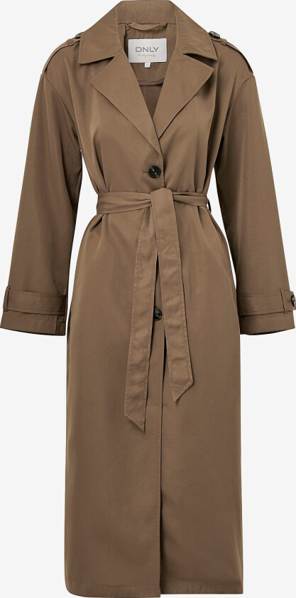 Kåpe onlLine X-Long Trenchcoat - Brun
