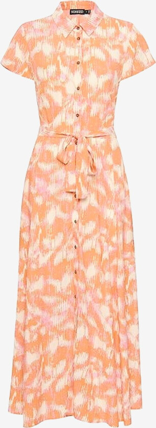 Maxikjole slArjana Maxi Dress SS - Orange