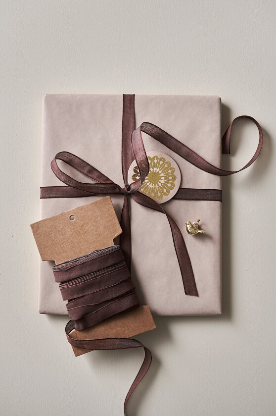 Gavebånd Batiste 20 m - Brun