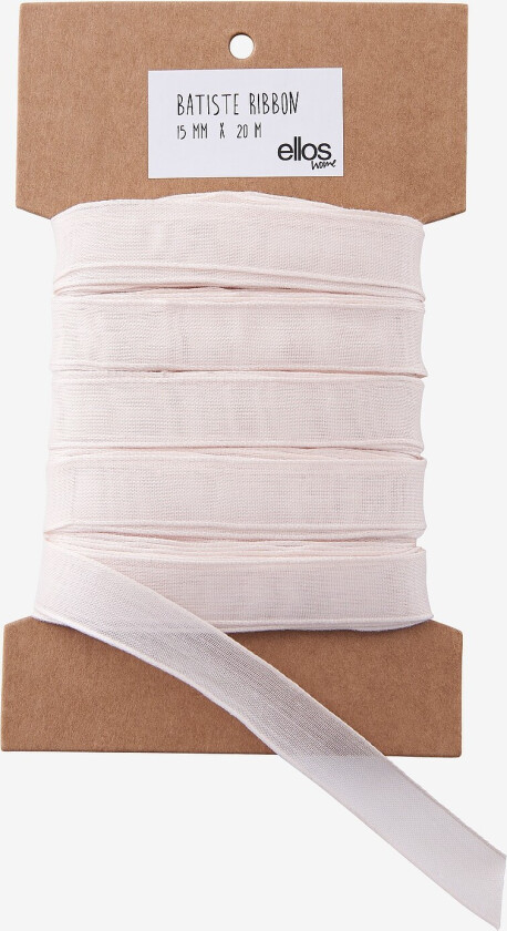 Gavebånd Batiste 20 m - Rosa