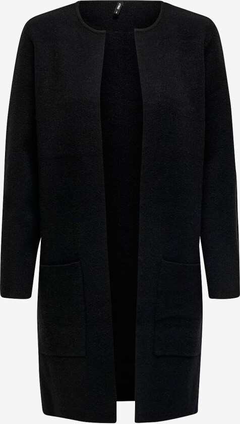 Cardigan onlRiver L/S Long Cardigan CC Knt - Svart